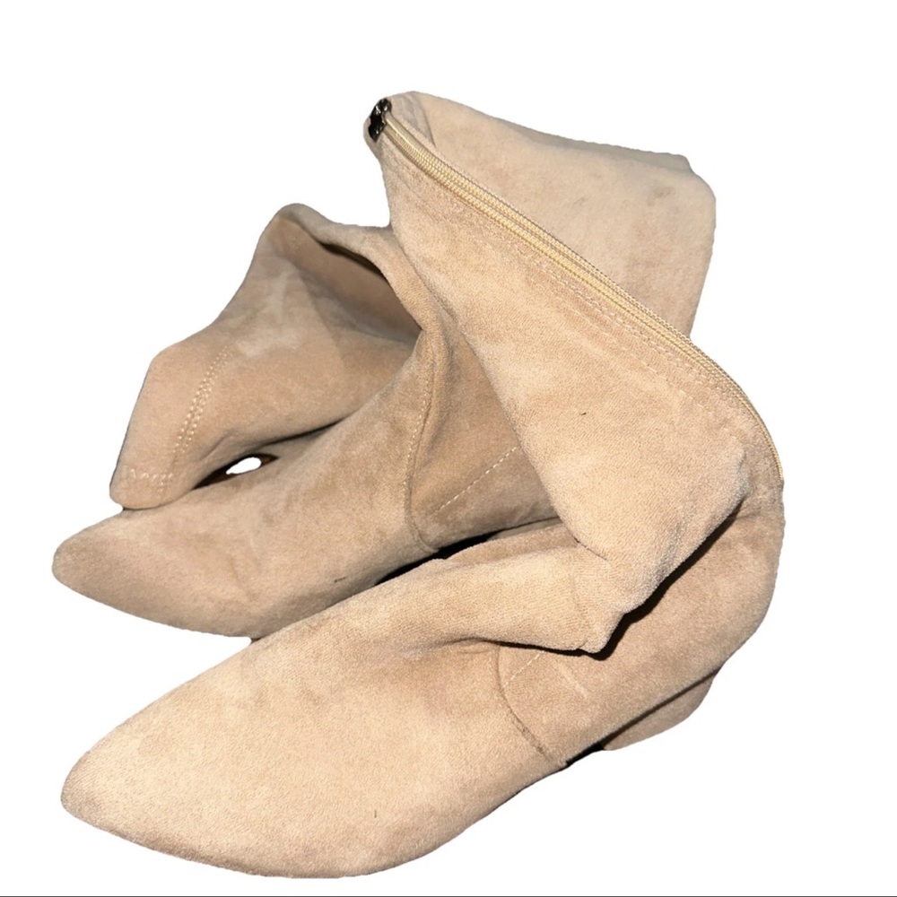 Tan Suede Ankle Boots
